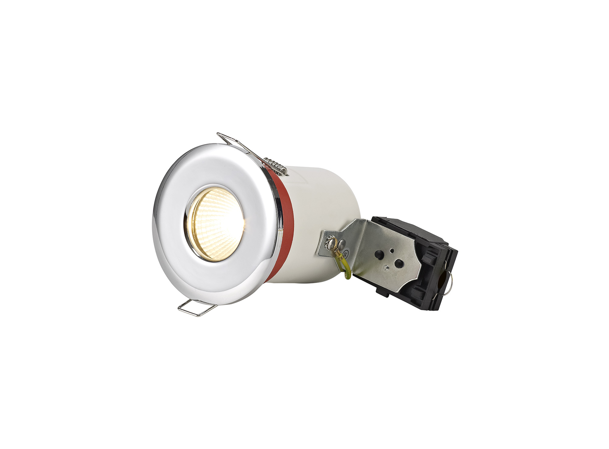D0445  Agni Fixed Fire Rated Downlight IP65 Polished Chrome